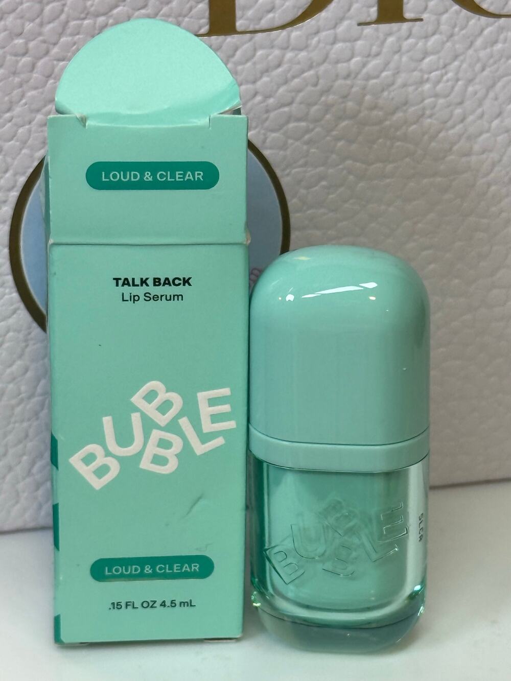 Bubble Talk Back Lip Serum - LOUD & CLEAR - 4.5 mL - NEW in Box